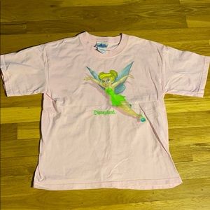 Girls Disney Tinker Bell Pink T-Shirt